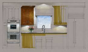 Tutorial Hand Rendering Kitchen Elevation 160223 Kitchen Elevation Interior Design Tools Kitchen Design Plans