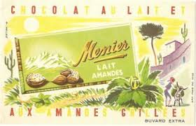 Chocolat Menier Lait Amandes Vintage