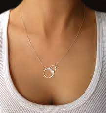 Eternity Necklace Infinity Necklace Sterling Silver Infinity Etsy Sister Jewelry Infinity Necklace Infinity Jewelry