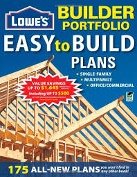 Plans include living quarters with a kitchen, bathroom and at least one bedroom. Lowe S Builder Portfolio Easy To Build Plans Home Plans Editors Of Creative Homeowner Home Plans 9781580115278 Amazon Com Books