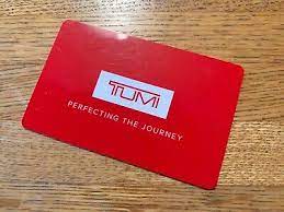 There's no credit card required. 200 Value Tumi Gift Card For Use Online Or In Store 155 00 Picclick