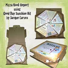 Pizza Book Report 1 Book Report Projects Book Report Reading Projects