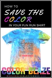 How to clean up powdered paint from your run or event: How To Make Color Powder Stay In Your Race Shirt Sentimental Tshirts