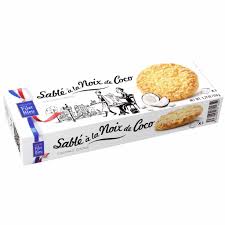 Filet Bleu Sable A La Noix De Coco Coconut Biscuit 5 2 Oz 150g Yummy Bazaar