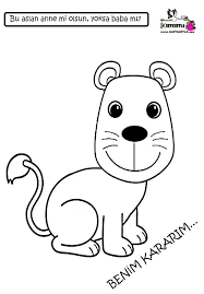Aslan Kirtkirtla Okul Oncesi Boyama Kitaplari Okul