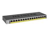 GS116PP - Switch - unmanaged - 16 x 10/100/1000 (PoE+) Netgear