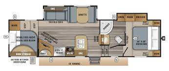 This fifth wheel is an ideal. 2019 Eagle Ht Fifth Wheels 29 5bhds Floorplan Fifth Wheel Floor Plans Fifth Wheel Campers