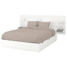 Un letto con testata rimanda inevitabilmente ai letti principeschi o regali. Ikea Nordli Bed With Headboard And Storage Testata Del Letto Idee Camera Da Letto Ikea Ikea