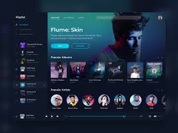Music Player Web App By Cleveroad On Dribbble Music Web Web App Design Music Player Design