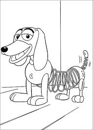 If your child loves interacting. Slinky Dog Is Smiling Coloring Pages Cartoons Coloring Pages Coloring Pages For Kids And Adults