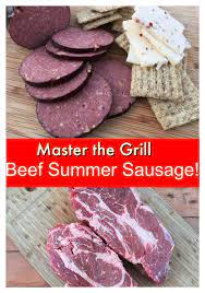 This summer sausage recipe is easy to make at home in the oven or on the smoker! How To Make Summer Sausage You Are Going To Love This Recipe Recipe Sausage Organic Cooking Summer Barbecue