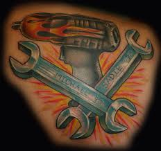 Wrench Dad Mechanic Tattoo Wrench Tattoo Tattoo Designs