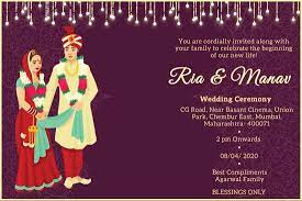 4 Create Indian Wedding Invitation Cards Online Free For Whatsapp Indian Wedding Invitation Cards Indian Wedding Invitations Wedding Invitations