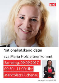 Bisher stand sie noch im schatten von männern. Nationalratskandidatin Eva Maria Holzleitner Kommt Spo Puchenau
