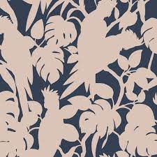 Florence broadhurst wallpaper, wallpaper tags: Cockatoos Blush Florence Broadhurst Wallpaper Materialised
