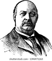 Thomas Brackett Reed 1839 1902 He Stock Vector (Royalty Free) 1396971263