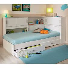 Lit Enfant 2 Tiroirs Blanc Felix 90x190 200 Environnement De Lit Lit Enfant Chambre Enfant Lit Enfant Conforama