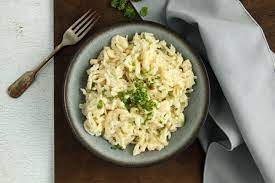 Add the bag of pretzels to a large bowl and pour melted butter over them. Gluten Free Spaetzle Real Food Rn