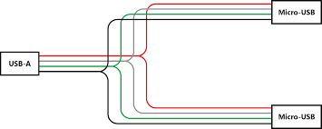It is adviced to check and confirm the connections and 5 volt output voltage of the circuit with multimeter before connecting any usb device for charging to make sure the circuit is working fine without any soldering or wiring error and providing 5 volt dc output. Wiring Diagram For Split Micro Usb Cable Electrical Engineering Stack Exchange