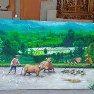 Petani & hari tani 24 september. Jual Produk Sejenis Lukisan Petani Membajak Sawah Danisa Art
