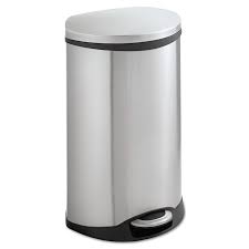 Bags designed to carry the heaviest loads without tearing. Safco 12 5 Gallon Stainless Steel Steel Touchless Trash Can With Lid In The Trash Cans Department At Lowes Com