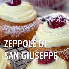 Zeppole Di San Giuseppe Video Italian Desserts Italian Recipes Dessert Sfogliatelle Recipe