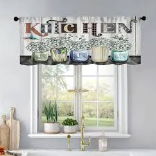 Valanc Cafe Curtain Tiers Farmhouse