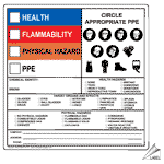 Hazard Identification Safety Signs From Compliancesigns Com