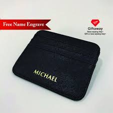 We have range of wallets for men's and ladies. Personalised Gift Name Rfid Card Wallet Card Holder Blocking Pop Up Card Wallet Mother Day Gift Father Day Gift Shopee Malaysia