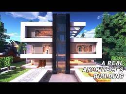 Browse and download minecraft modern house maps by the planet minecraft community. A Real Architect S Building Houses In Minecraft Tutorial Modern House 23 Youtube Minecraft Modern Easy Minecraft Houses Minecraft House Designs