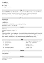 How can a cover letter help you with an interview?. Library Assistant Resume Sample Also With No Experience