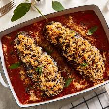 Hasselback Eggplant Parmesan Recipe On Food52 Recipe In 2020 Eggplant Parmesan Eggplant Recipes Parmesan Food 52