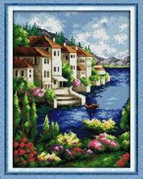 See more ideas about cross stitch house, cross stitch, cross stitch patterns. 81 Stamped Cross Stitch Products Ideas Cross Stitch Stitch Cross Stitch Kit