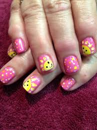 Summer Sun Nail Art By Debbrew Kids Nail Designs Sun Nails Nail Art For Kids