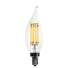 Led Candelabra Bulb 60w Equivalent Warm White 2700k Dimmable Bent Tip Modvera Lighting Led Candelabra Bulbs Candelabra Bulbs Bulb