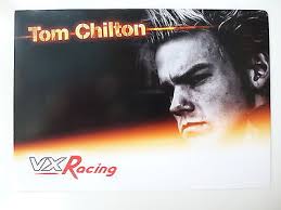TOM CHILTON VX RACING BRITISH TOURING CAR CHAMPIONSHIP OFFICIAL PHOTOCARD