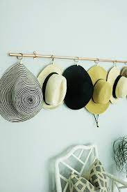 Diy Copper Hat Rack Darling Darleen A Lifestyle Design Blog Diy Hat Rack Copper Diy Hat Rack
