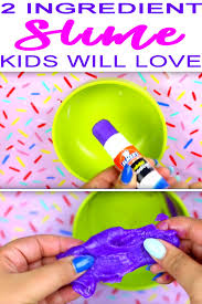 Pour the glue into the jar. Diy 2 Ingredient Slime Recipe How To Make Homemade No Borax Slime