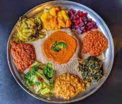 Blue Nile Ethiopian Kitchen Iscriblr Ethiopian Food Veggie Dishes Vegetarian Platter