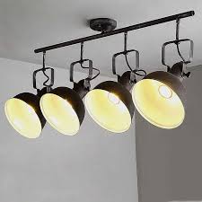 From the latest modern led flush mount chandelier to a glamorous crystal mount chandelier, these fixtures can add a luxurious look to your space without the need for as much. Vintage Lamp Ceiling Led Lights For Home Decor Industrial Chandelier Living Room Lighting Rust Black Wrought Iron Fixtures 220v Imarket Online Shopping