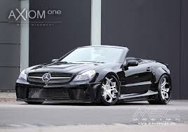 R230 Sl55 Amg With Mec Design Axiom One Widebody Bodykit Mercedes Sl Benz Mercedes Benz Cars