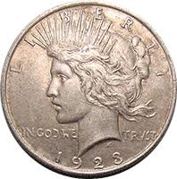 1923 s peace dollar value cointrackers