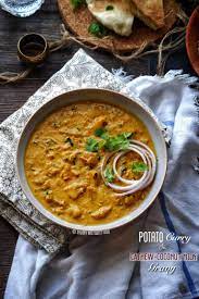 Aloo Curry Potato Curry Milk Gravy Indian Food Recipes Vegetarian