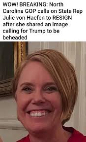 With that face, she should have the option to be beheaded. Ugly as a Phuck