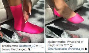 Genius Hack For Turning Socks Into No Shows Socks Socks And Heels Socks For Flats No Show Socks