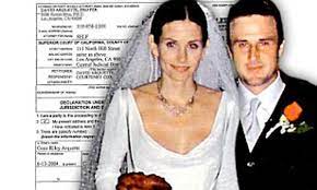 By joanna m published apr 21, 2019 courteney cox and david arquette's marriage is one that a lot of fans still like to talk about to this day, even though it's been several years since they've pulled the plug on their marriage. David Arquette Files For Divorce From Courteney Cox Days Before 13th Wedding Anniversary Daily Mail Online