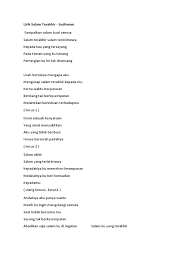 Lirik malam terakhir oleh rhoma irama. Lirik Salam Terakhir