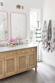 Tack handles on the side of a cabinet or handy spot on the wall to pull your dish towel through. Must Have Bathroom Measurements Towel Bar Height Toilet Paper Holder Height More Driven By Decor
