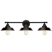 Progress lighting calhoun single light 5 wide bathroom sconce with a clear glass shade. China Jlw 37804 Industrial Farmhouse Bathroom Vanity Light 3 Light Metal Wall Sconce China Industrial Wall Lamp Wall Lamps