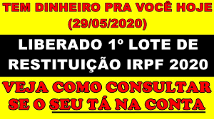 Após o prazo final da entrega da declaração de imposto de renda, que em 2020 passou para 30 de junho, os contribuintes e a receita federal começam a se preocupar com o calendário da restituição do. Como Consultar Restituicao Do Irpf 2020 E Porque Nao Recebi A Minha Hoje Cronograma Restituicao Youtube